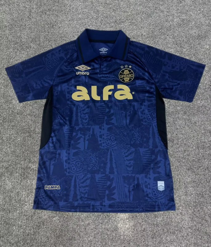 AAA Quality Grêmio 25/26 Third Dark Blue Soccer Jersey